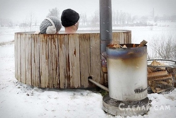 Джакузи на дровах своими руками - «Стройка и ремонт»